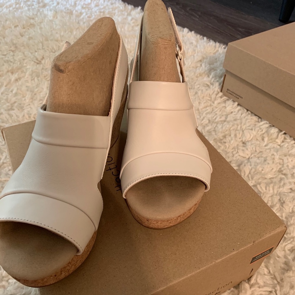 Clark’s Annadel Ivory Wedges